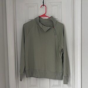 Lou & Grey seafoam colored Pullover Sweatshirt